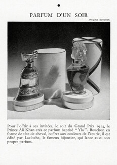 Lacloche (Perfumes) 1954 Prince Ali Khan, "Yla"