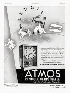 Atmos 1934 Pendulum Zodiac Jaeger-leCoultre
