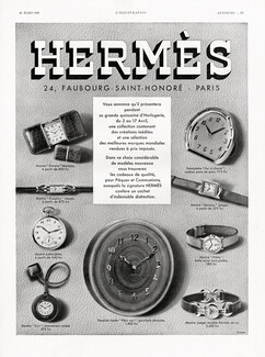 Hermès (Watches) 1935 Jaeger-leCoultre Reverso, Ermeto Movado