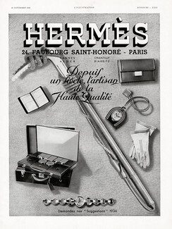 Hermès 1935 Gloves, Toiletries Bag, Ice Axe (L)
