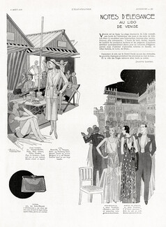 Hemjic 1930 Martial et Armand, Aine-Montaillé, Louis Vuitton, Léda, Yendis... Hotel Lido Venise