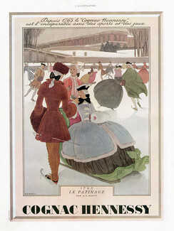 Hennessy 1938 Le Patinage, Marty, Ice Skating