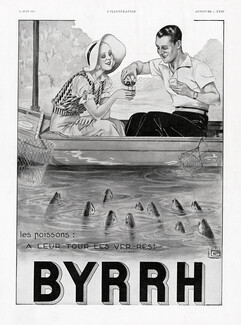 Byrrh 1932 Fishing, Léonnec