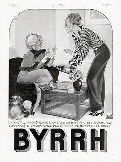 Byrrh 1935 Georges Léonnec, Pekingese Dog