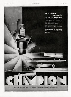 Bougie Champion 1930 Le Cercle