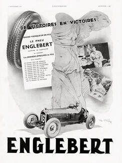 Englebert (Tyres) 1934 Chiron, Geo Ham, Victory Of Samothrace