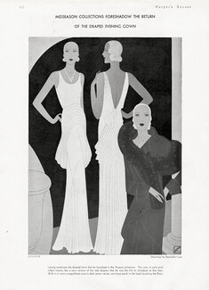 Lucien Lelong 1931 Evening Gowns, Reynaldo Luza