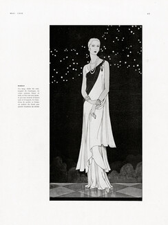 Reboux (Couture) 1930 Châle du soir, Douglas Pollard