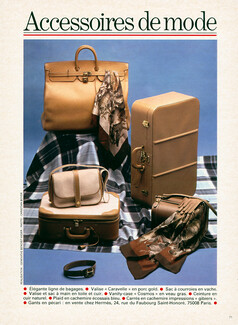 Hermès 1980 Luggage, Handbags, Carrés...