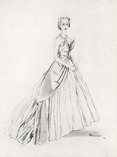 Christian Dior 1949 Mme Mendoza, Pierre Mourgue
