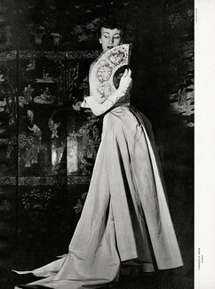 Christian Dior 1950 Evening Gown, Staron, Photo Felser