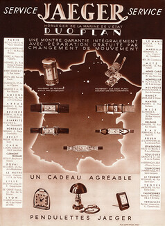 Jaeger 1933 Duo Plan, Service