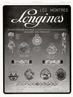 Longines (Watches) 1925 Art Déco, Decorative Arts Exhibition