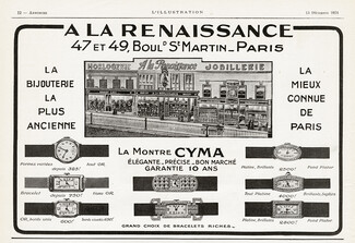Cyma 1924 A La Renaissance
