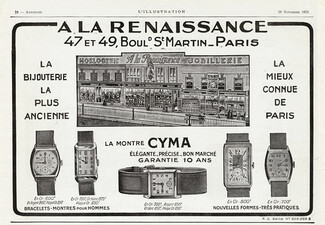 Cyma 1924 A La Renaissance
