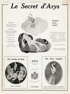 Arys (Perfumes) 1922 Le Secret d'Arys, Gerda Wegener