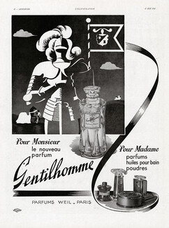 Weil (Perfumes) 1941 Gentilhomme, Jacquelin (L)