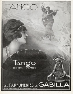 Gabilla (Perfumes) 1913 Tango, Illustra-Photo (L)