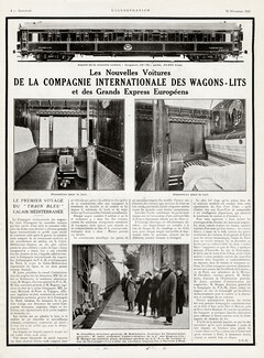 Compagnie Internationale des Wagons-Lits 1922 Train Bleu, Sleeping-car