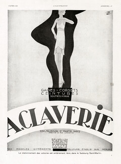 Claverie (Lingerie) 1930 Renéburel, Girdle (L)