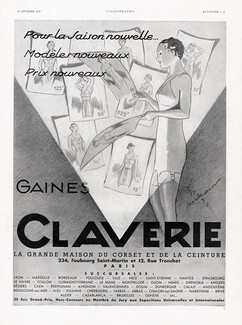 Claverie 1936 Georges Bourdin, Girdle