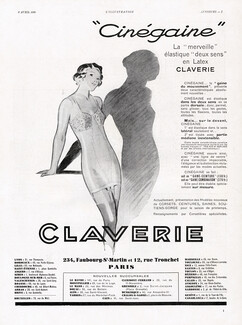 Claverie (Lingerie) 1935 Cinégaine, Girdle