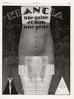 Elancia (Girdles) 1927 Une Gaine et non une Gêne