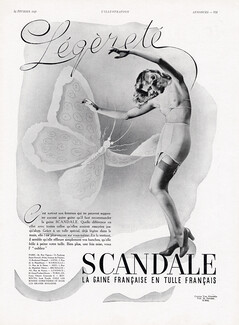 Scandale (Lingerie) 1940 Légèreté, Girdle, Bra (L)
