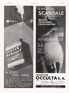 Scandale Occulta (Girdles) 1934 Dognin, Photo Blanc & Demilly