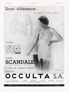 Scandale Occulta 1934 Girdle, Photo Blanc & Demilly
