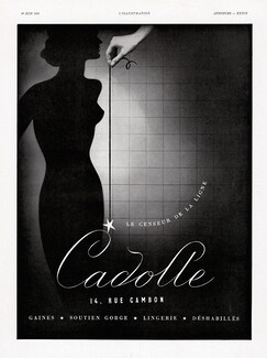 Cadolle (Lingerie) 1939 Le Censeur de la ligne (L)