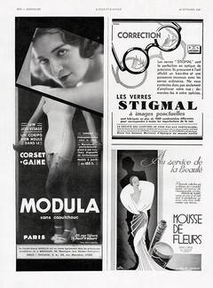 Occulta (Lingerie) 1932 Modula, Girdle, Photo Blanc & Demilly