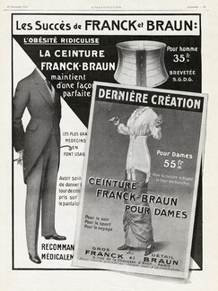 Franck et Braun 1913 Ceintures pour Dames, Corset Belt