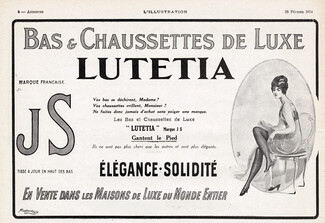 Lutetia (Stockings) 1914 Marque JS
