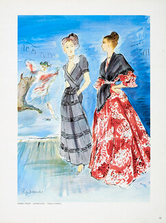 Balenciaga & Robert Piguet 1947 Gypsy Style, Roger Descombes