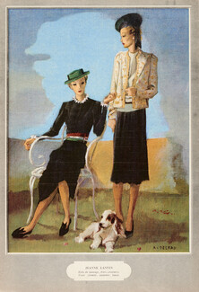Jeanne Lanvin 1938 Robe et veste