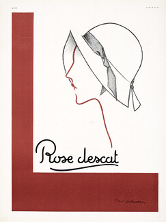 Rose Descat (Millinery) 1930 Paul Valentin