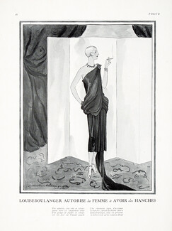 Louiseboulanger 1924 black evening dress, Lee Creelman Erickson
