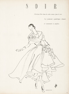 Christian Dior 1949 Short Evening Dress, Fernando Bosc