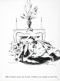 Hubert de Givenchy 1952 Pierre Mourgue, Christmas, Doll