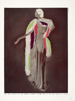 Paquin 1937 Feather Boa, Jay Thorpe, Photo Man Ray