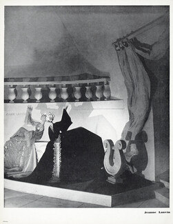 Jeanne Lanvin 1937 Siégel (Mannequins de Robert Couturier) Pavillon de l'Élégance, Evening Gowns, Photo Wols