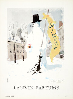 Lanvin (Perfumes) 1955 Snowman, Guillaume Gillet, Prétexte