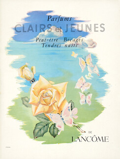Lancôme (Perfumes) 1943 Clairs et Jeunes, Rose
