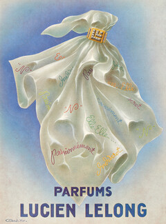 Lucien Lelong (Perfumes) 1943 Passionnement Elle-Elle Indiscret, And. Vir.