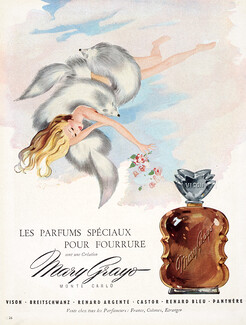 Mary Grayo 1946 Parfums spéciaux pour Fourrure, Vison, Jeandot