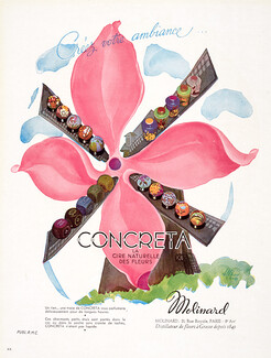 Molinard (Perfumes) 1947 Concrèta, Windmill, Alprou (version B)