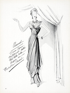 Chanel 1939 Robe en Rosalba Corail