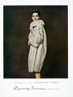 Djanandji Fourrures (Fur Clothing) 1962 Fur Coat, Photo Saad