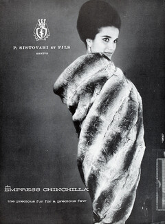 Sistovari et Fils (Fur clothing) 1962 Chinchilla Coat